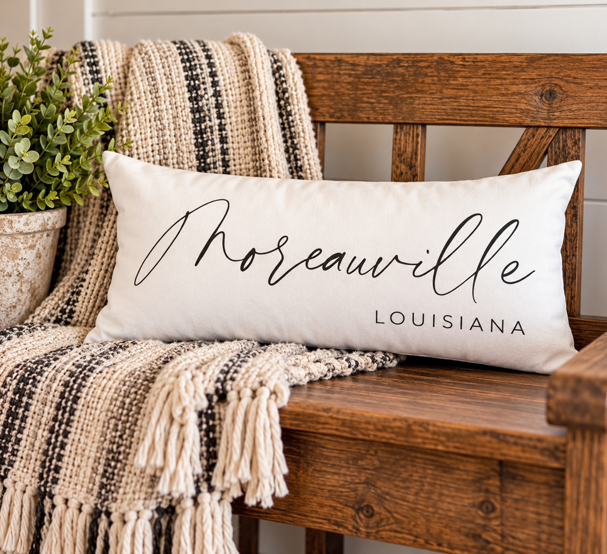 Hometown Charm Louisiana Accent Pillows