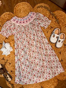 Rose Garden Bishop Dress