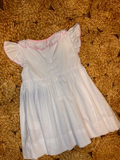 Pink Petals Smocked Dress
