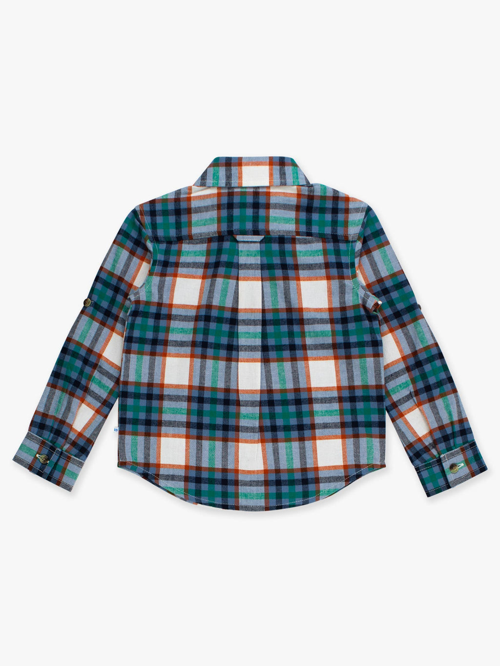 Peyton Plaid Roll-Tab Button Down