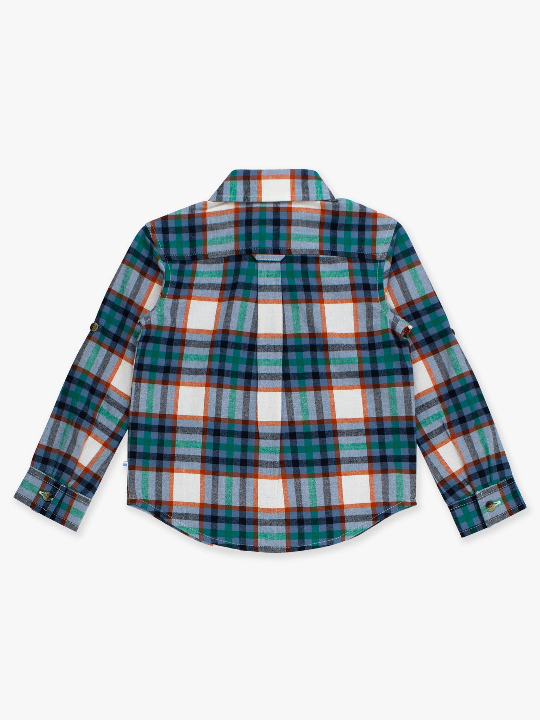 Peyton Plaid Roll-Tab Button Down