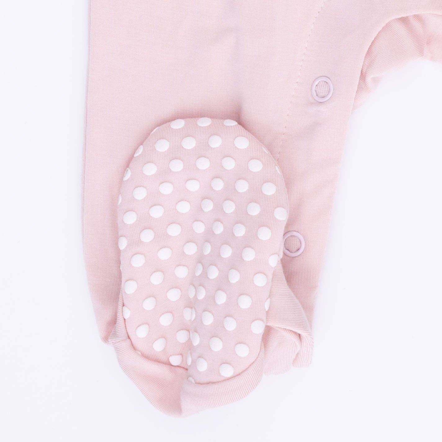 Dainty Buds and Bows Footie with Knotted Headband