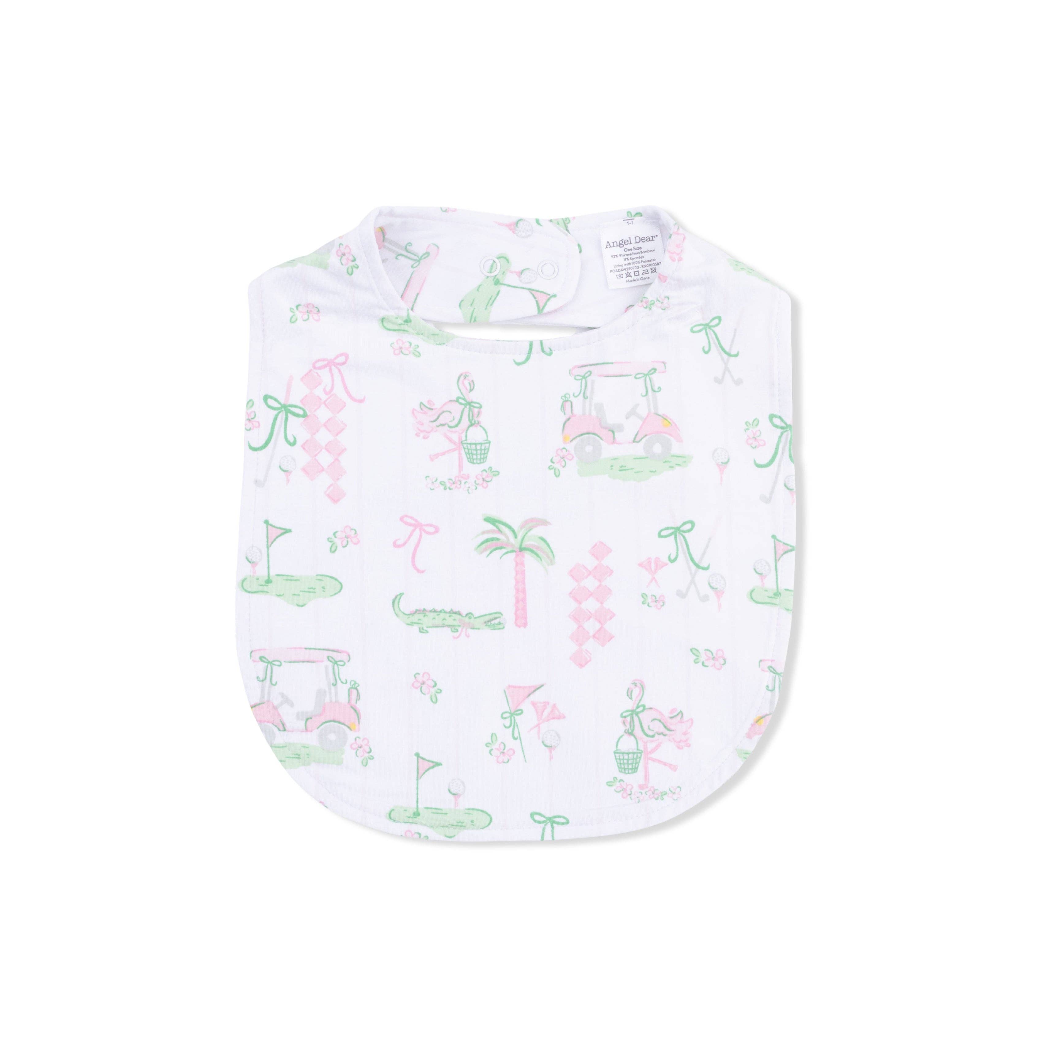 Pretty Golf Feeding Bib