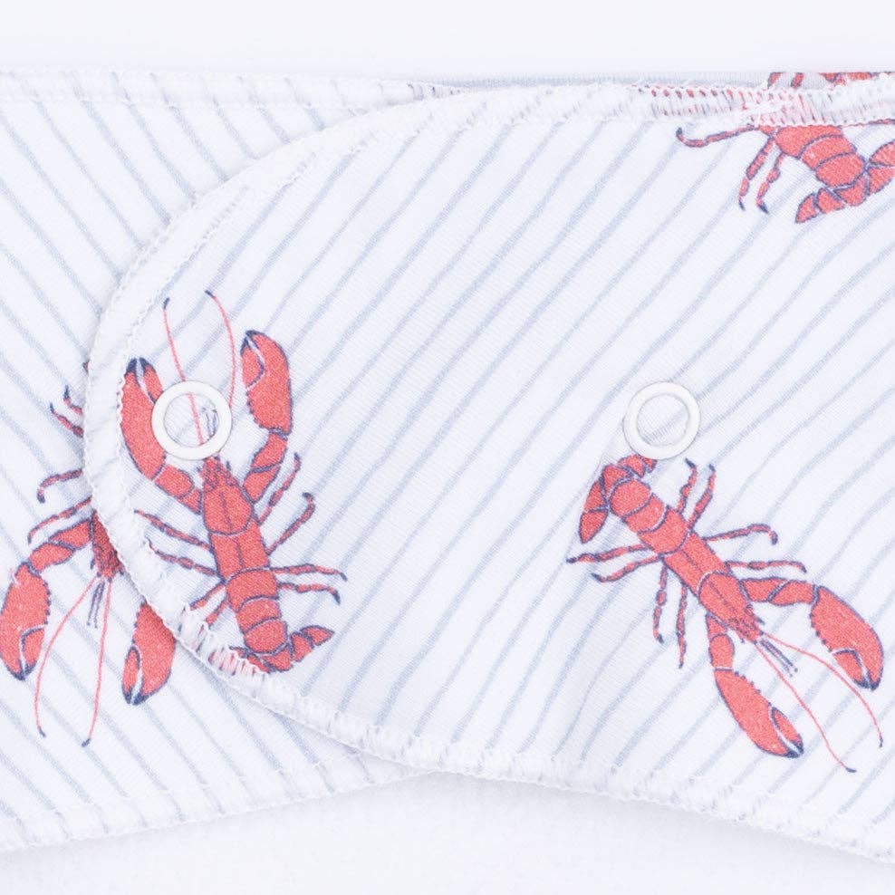 Louisiana Lobster Bamboo Bandana Bib