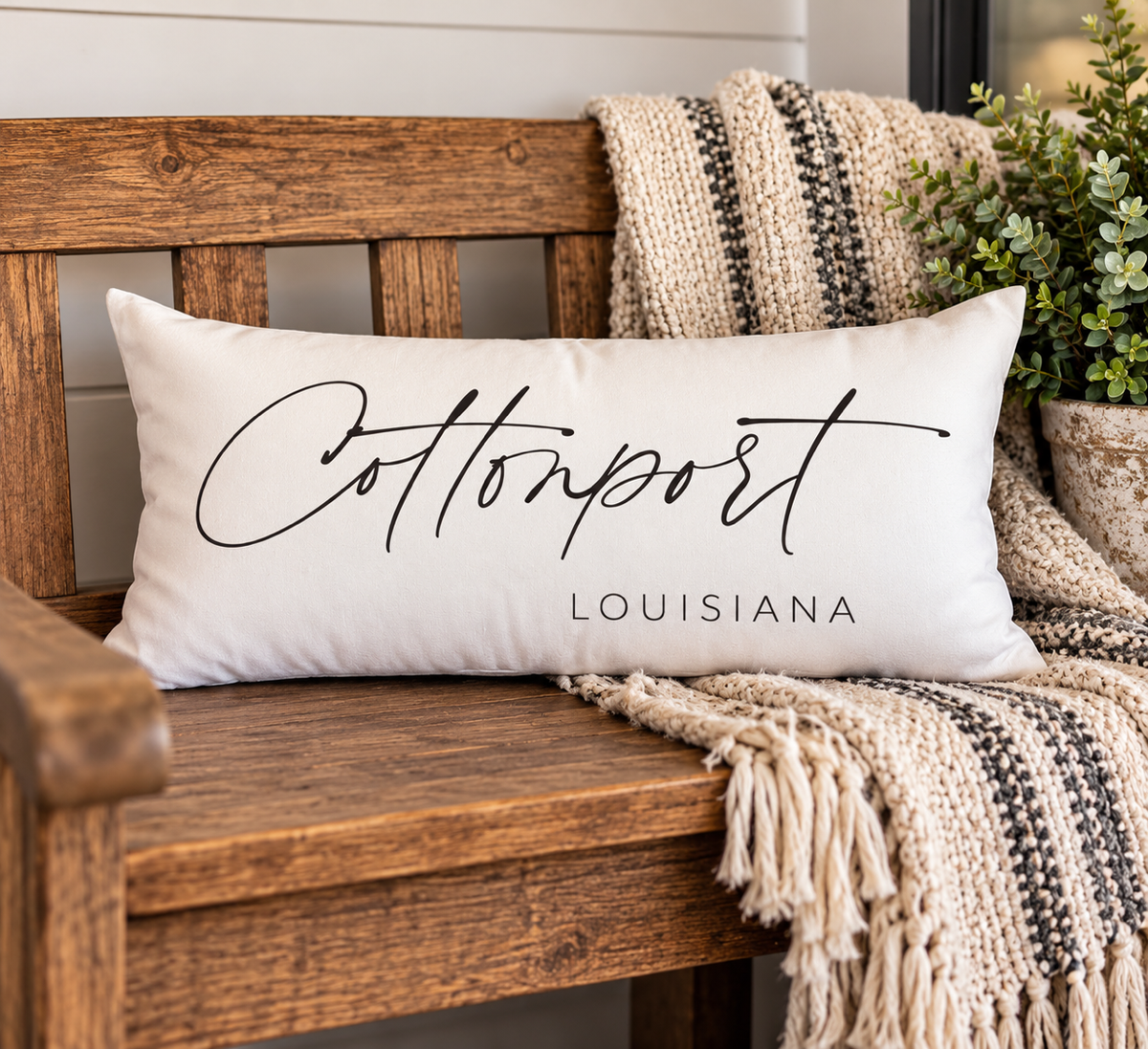 Hometown Charm Louisiana Accent Pillows