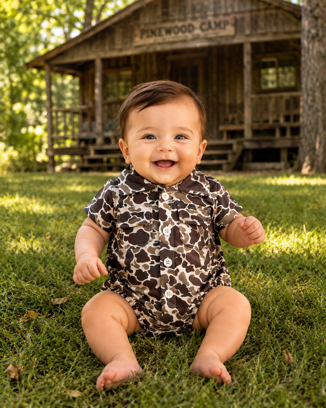 Little Outdoorsman Camo Bubble