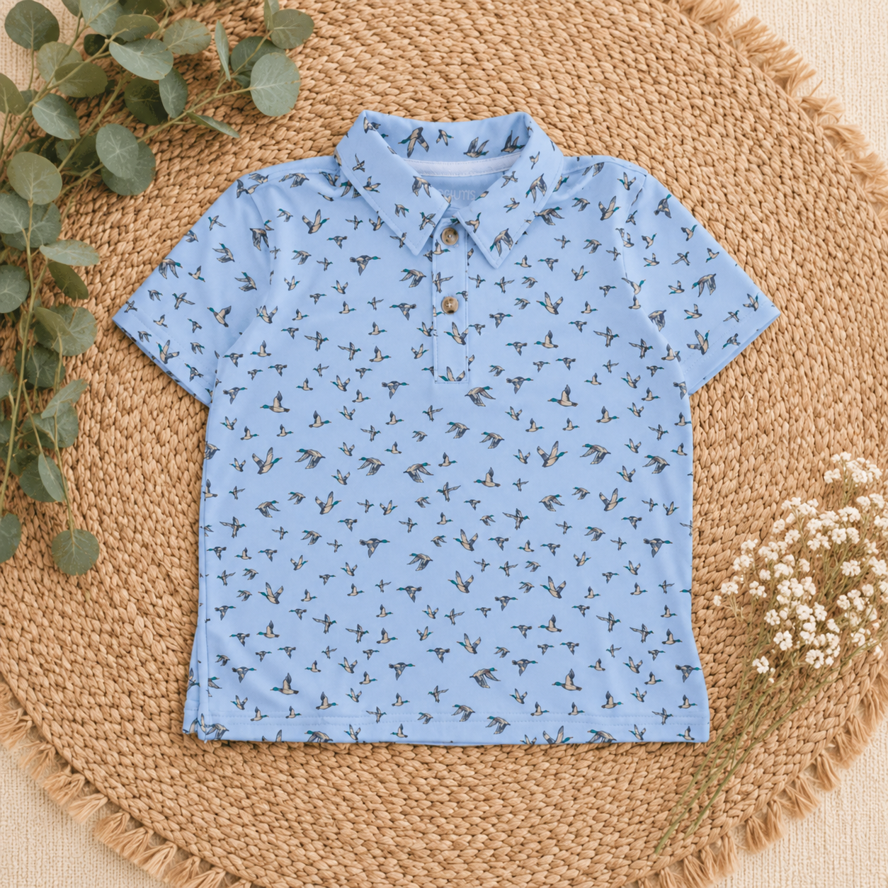 Blue Mallard Rugged Butts Performance Polo