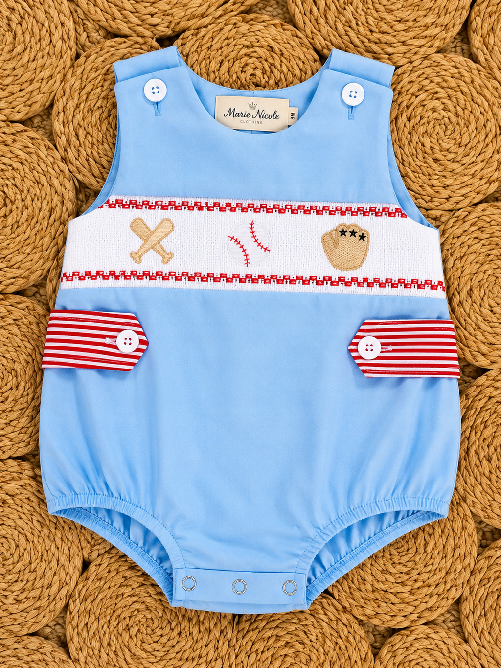 Home Run Batter Smocked Bubble