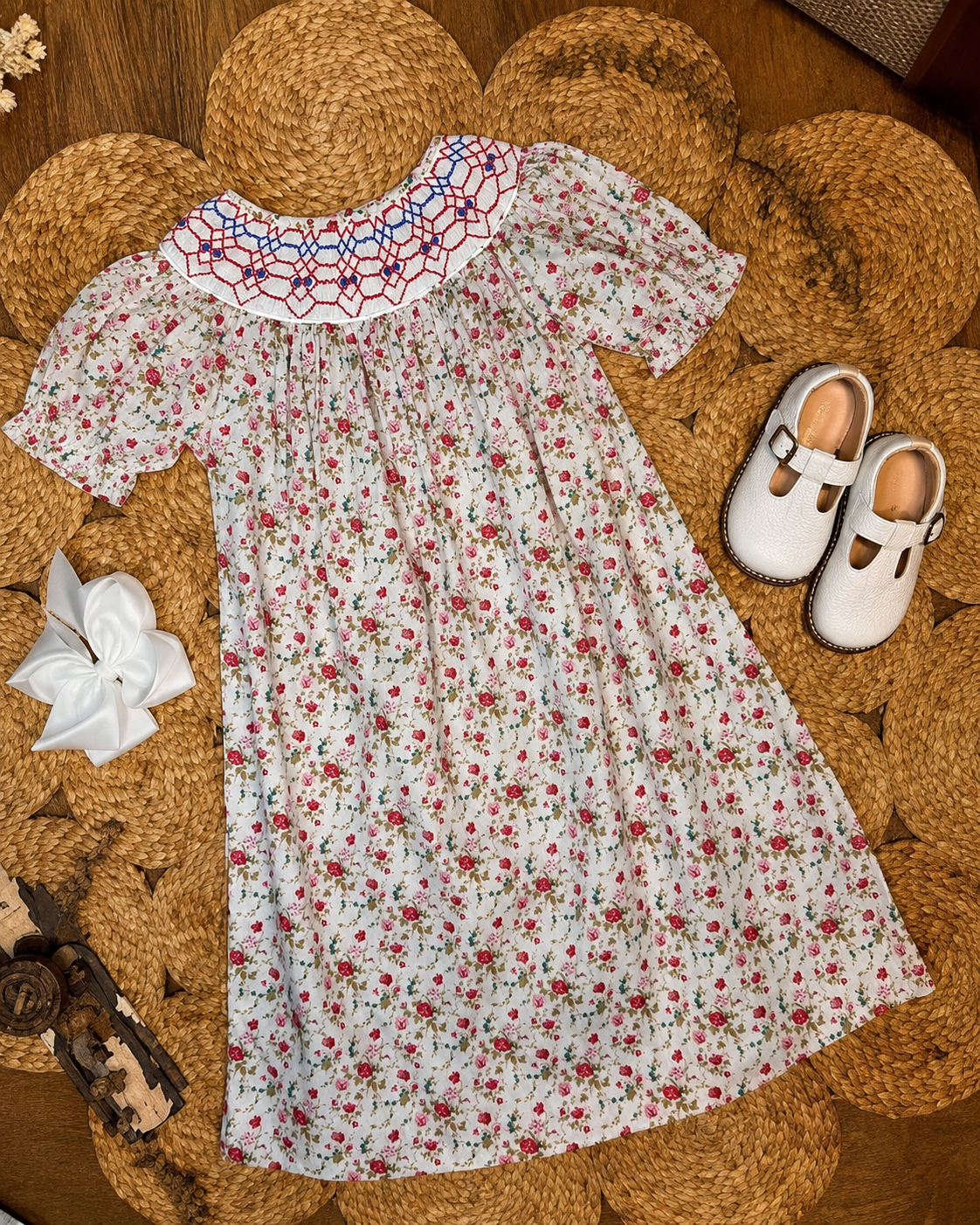 Rose Garden Bishop Dress