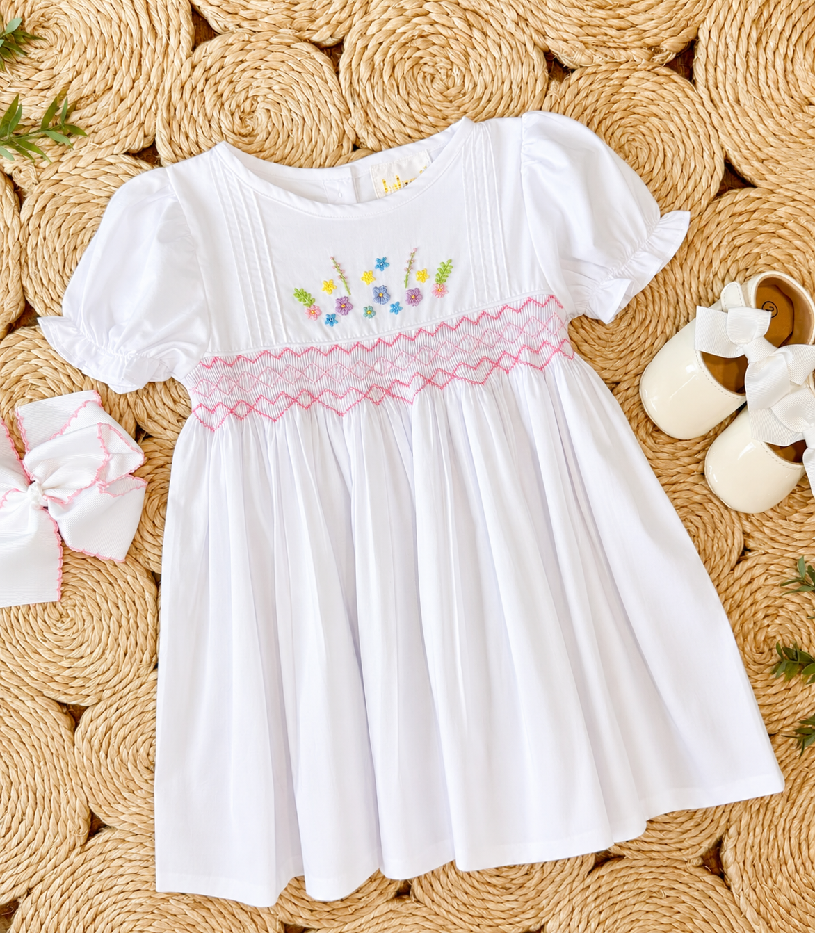 Heritage Blooms Smocked Dress