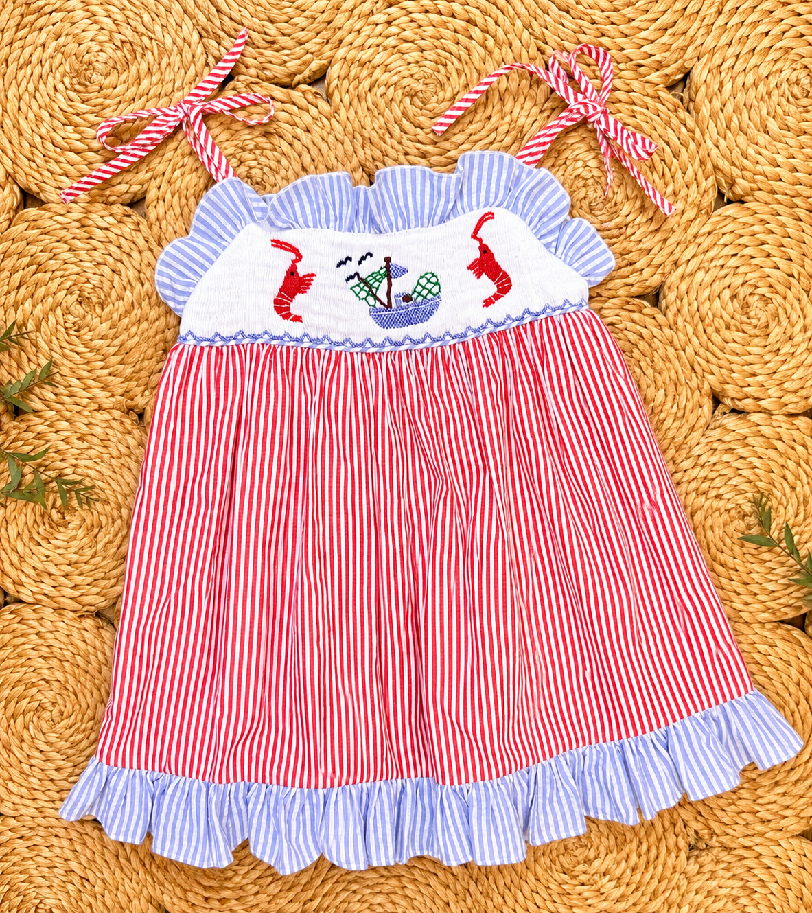 Shrimp Boat Sweetheart Sundress