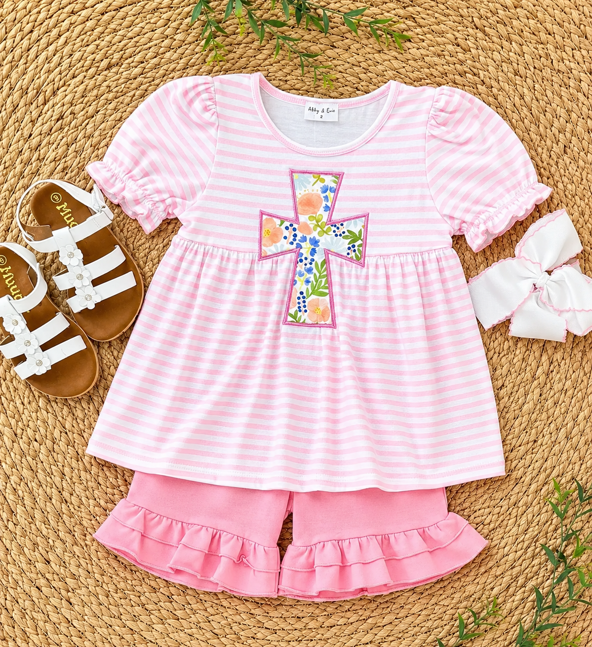 Grace in Bloom Cross Short Set