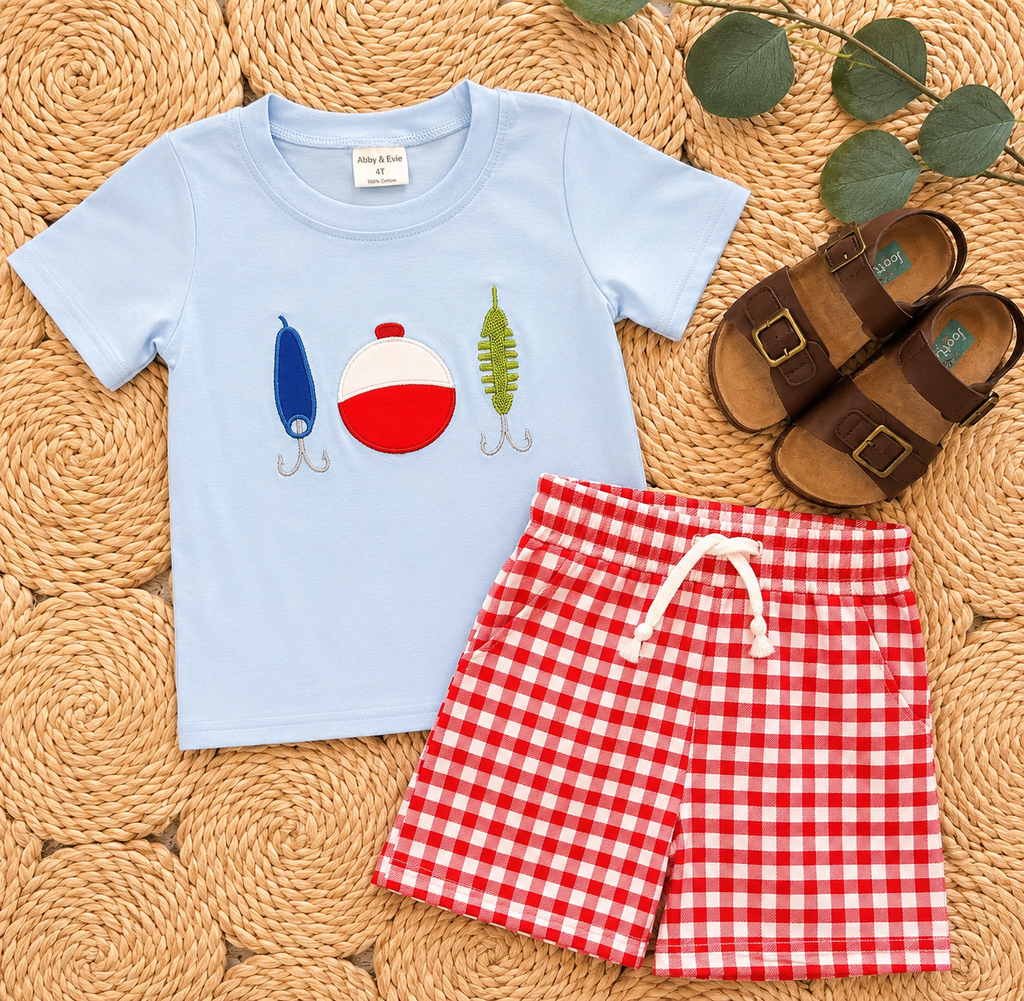 Gone Fishing Short Set