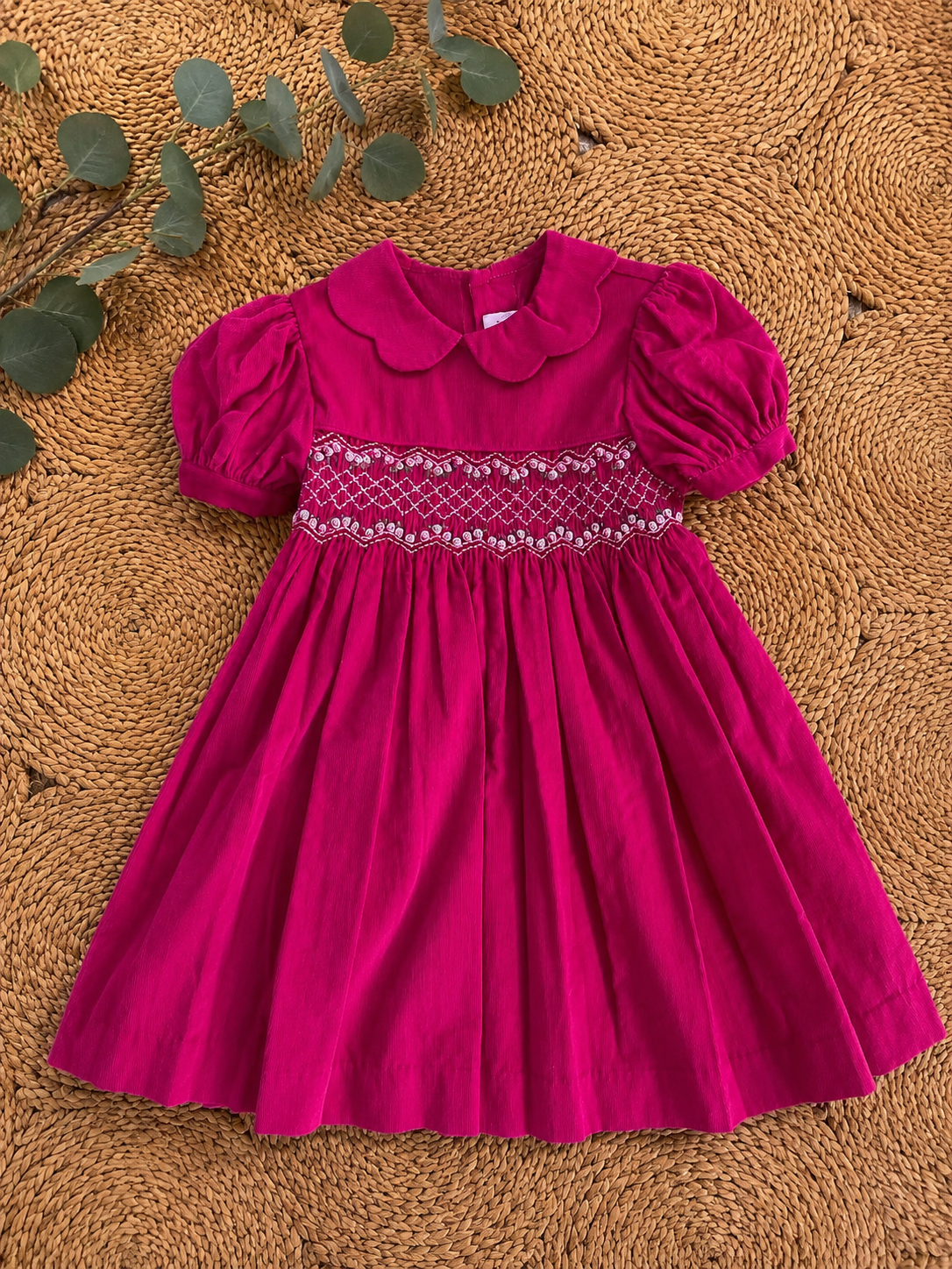 Rose Petal Smocked Dress