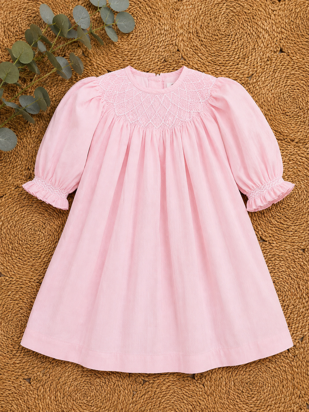 Rose Petal Smocked Dress