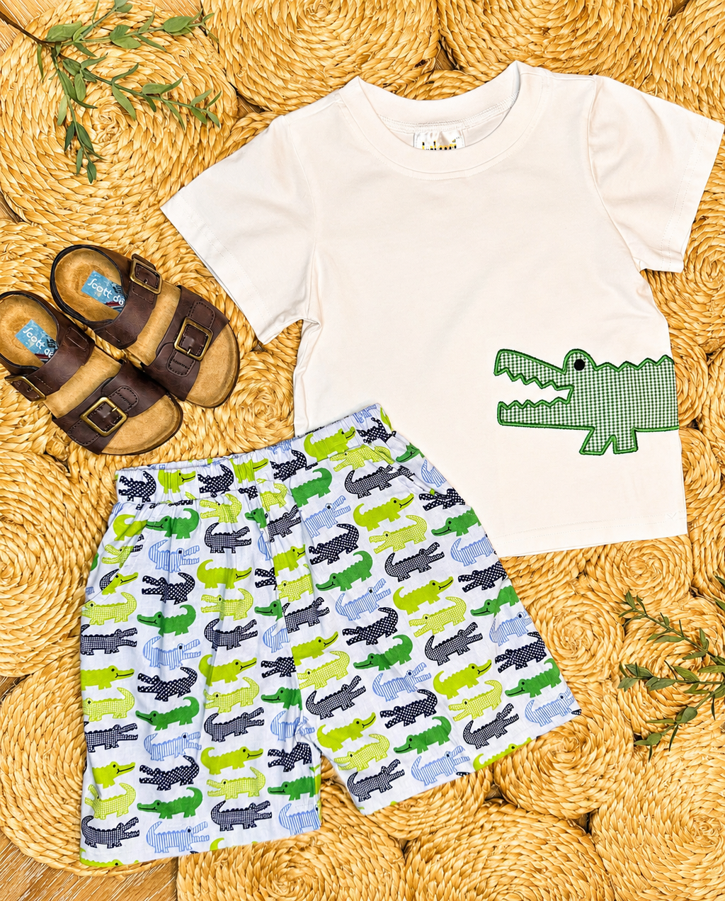 Bayou Buddy Gator Short Set