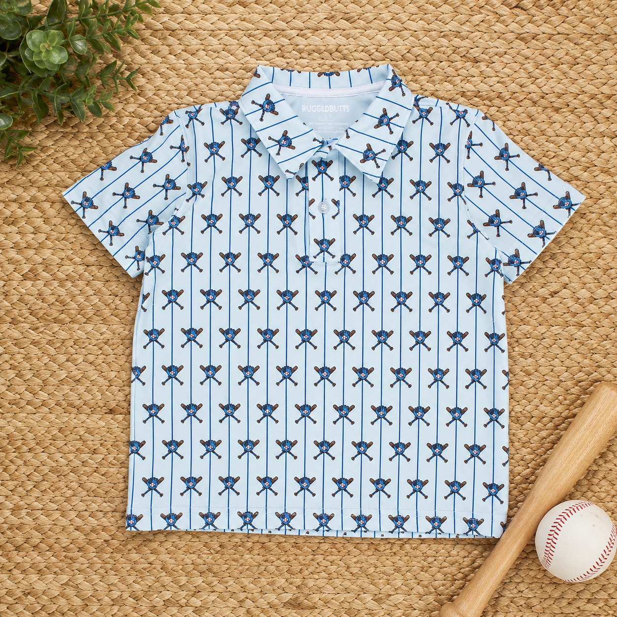 Baseball Rugged Butts Performance Polo Shirt