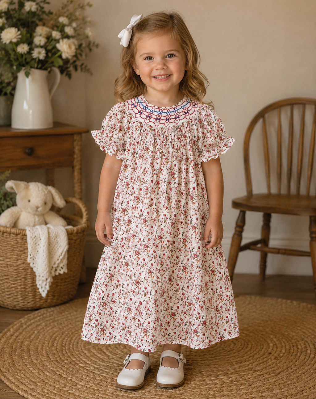 Rose Garden Bishop Dress