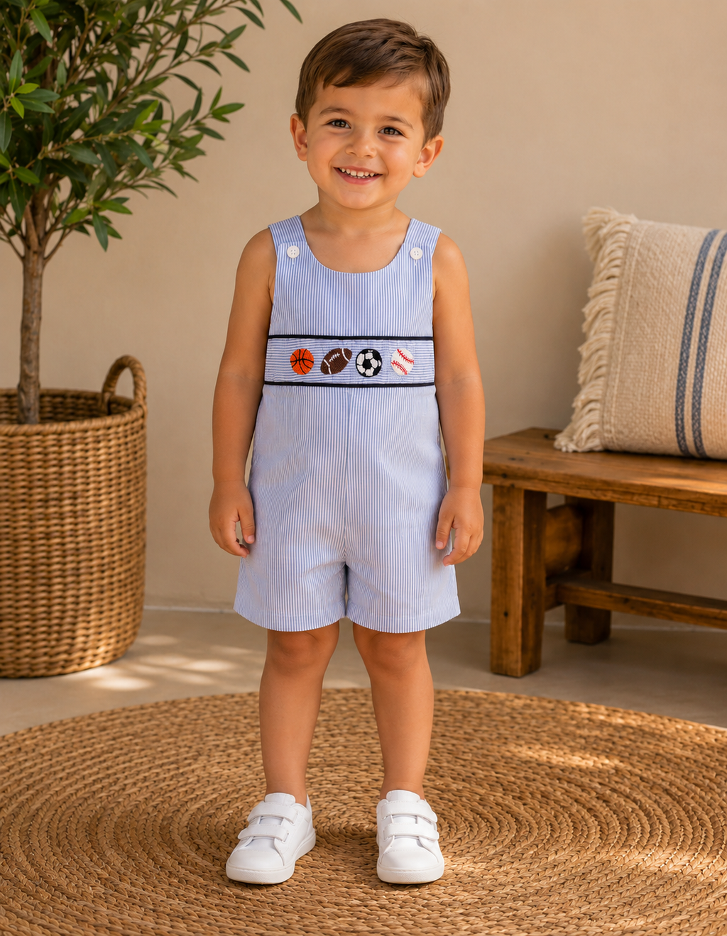 All-Star Smocked Shortall
