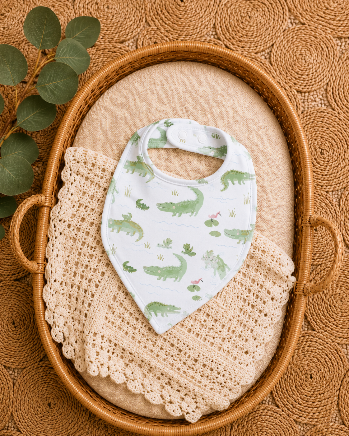 Gator Bamboo Bandana Bib