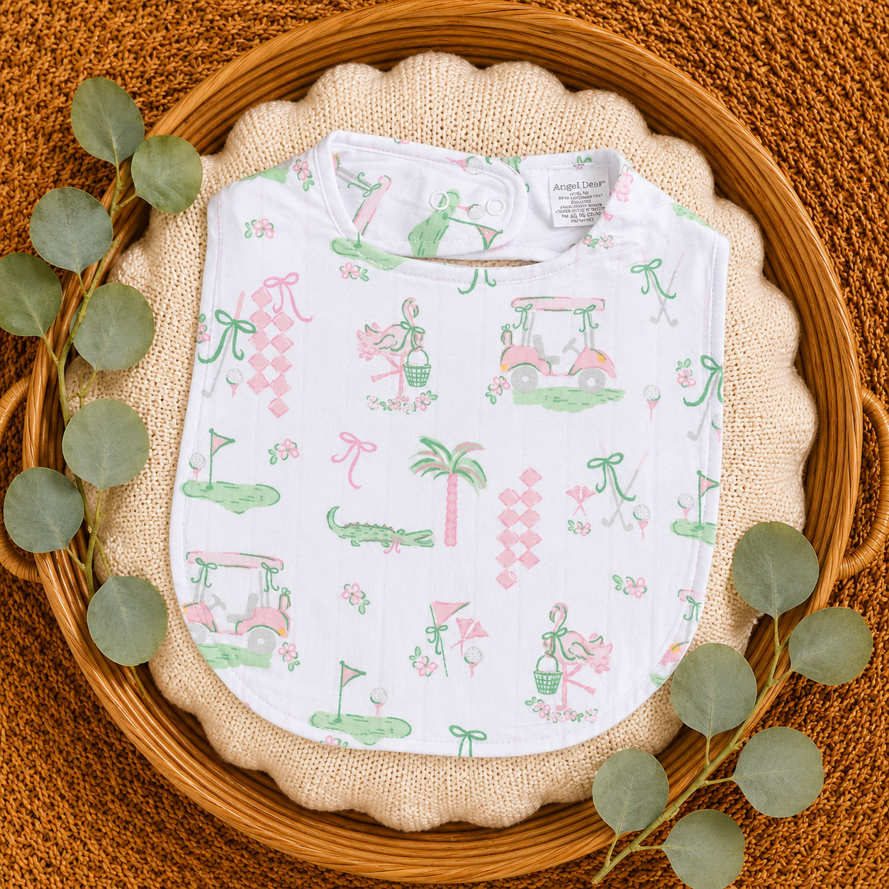 Pretty Golf Feeding Bib