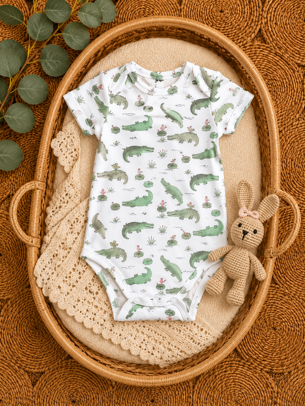 Gator Short Sleeve Bodysuit