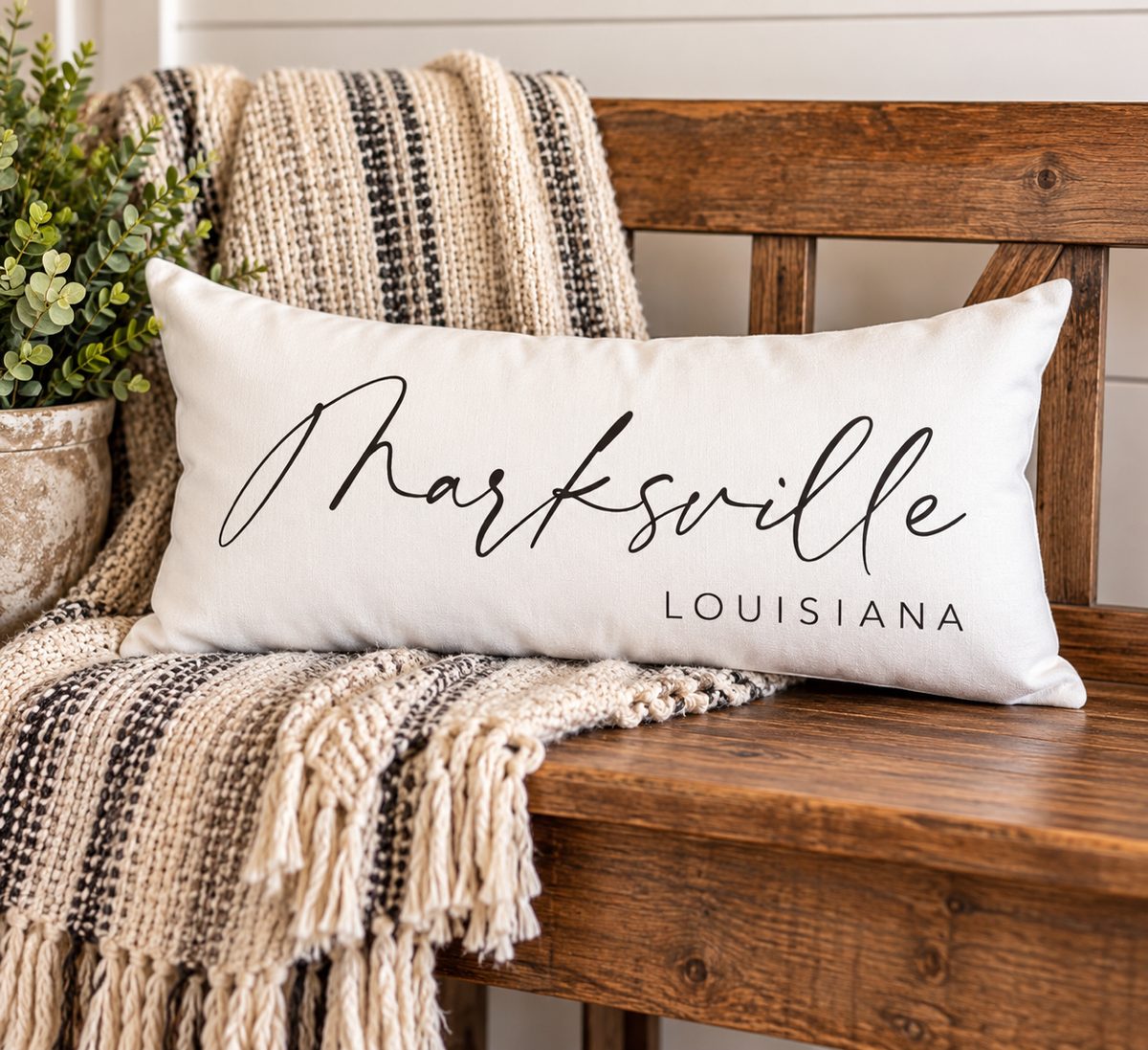 Hometown Charm Louisiana Accent Pillows