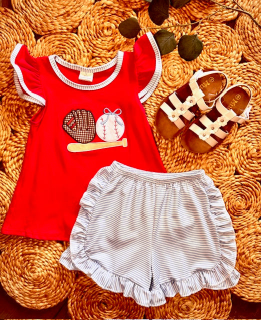 Home Run Darling Short Set