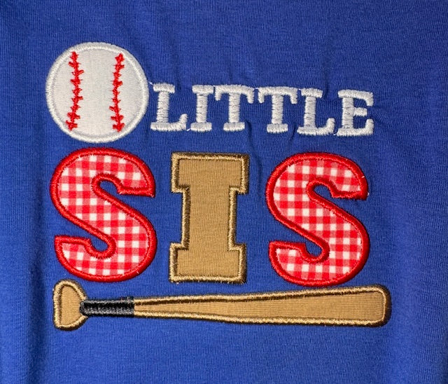 Little Sis Baseball Bubble