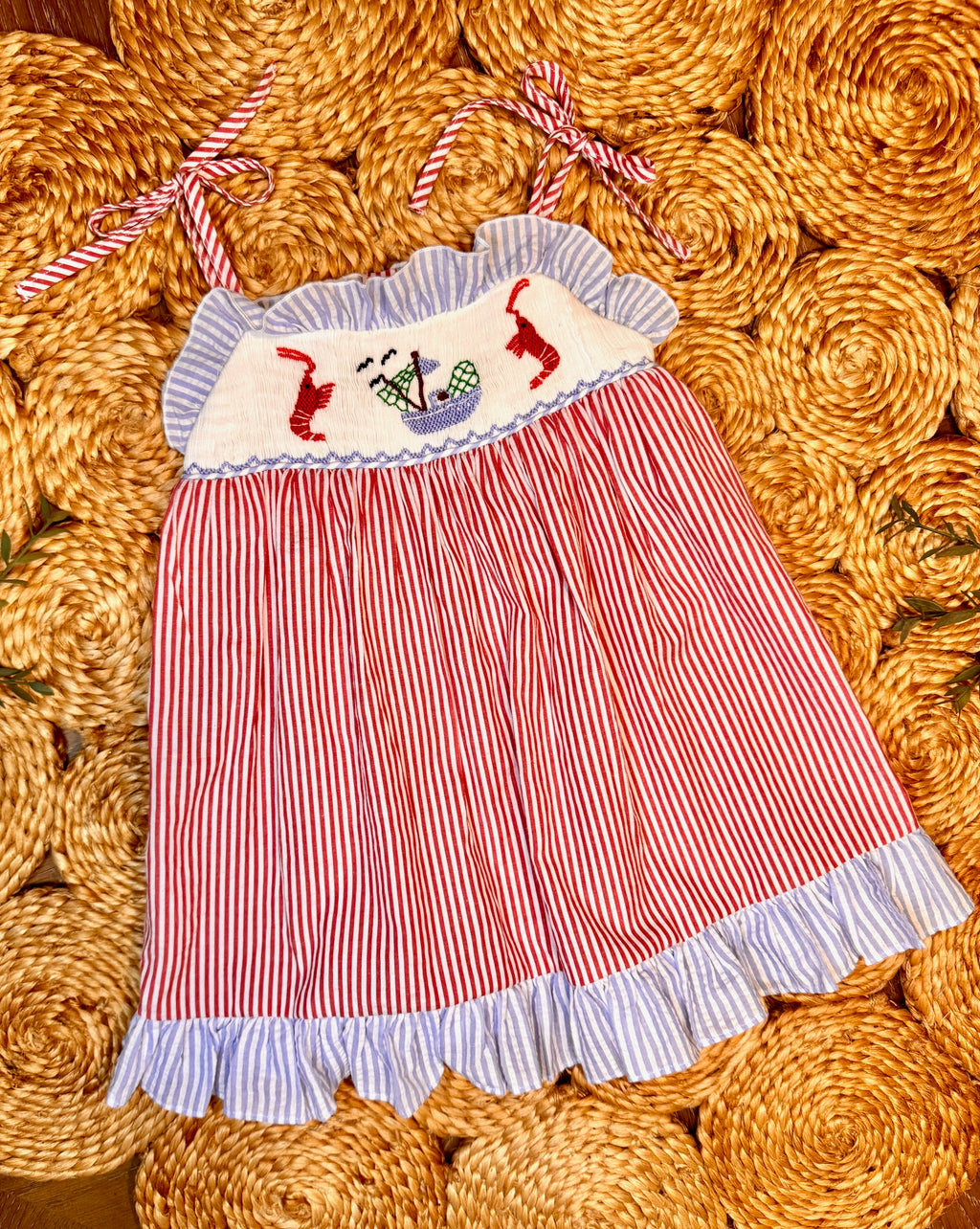 Shrimp Boat Sweetheart Sundress