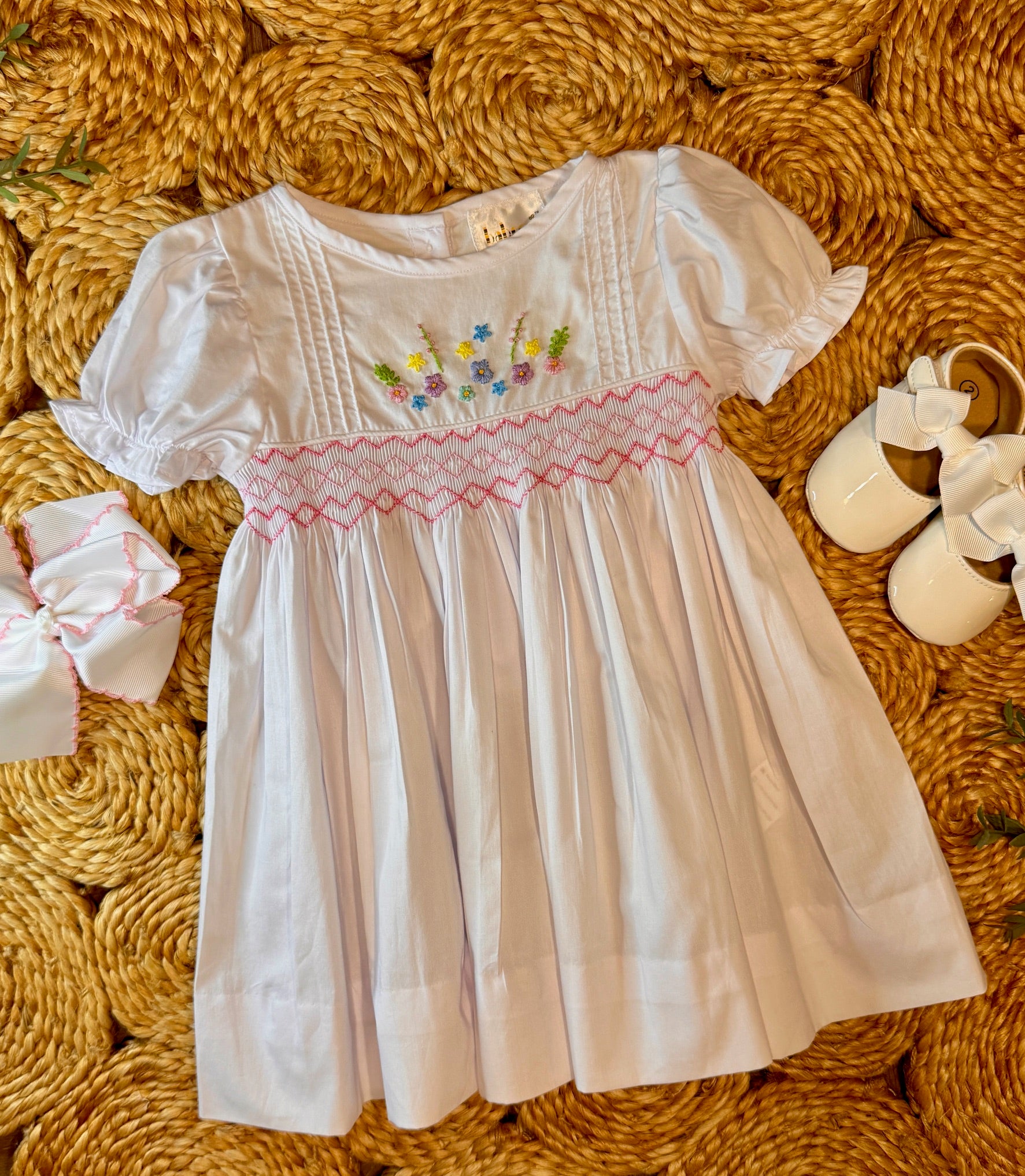 Heritage Blooms Smocked Dress