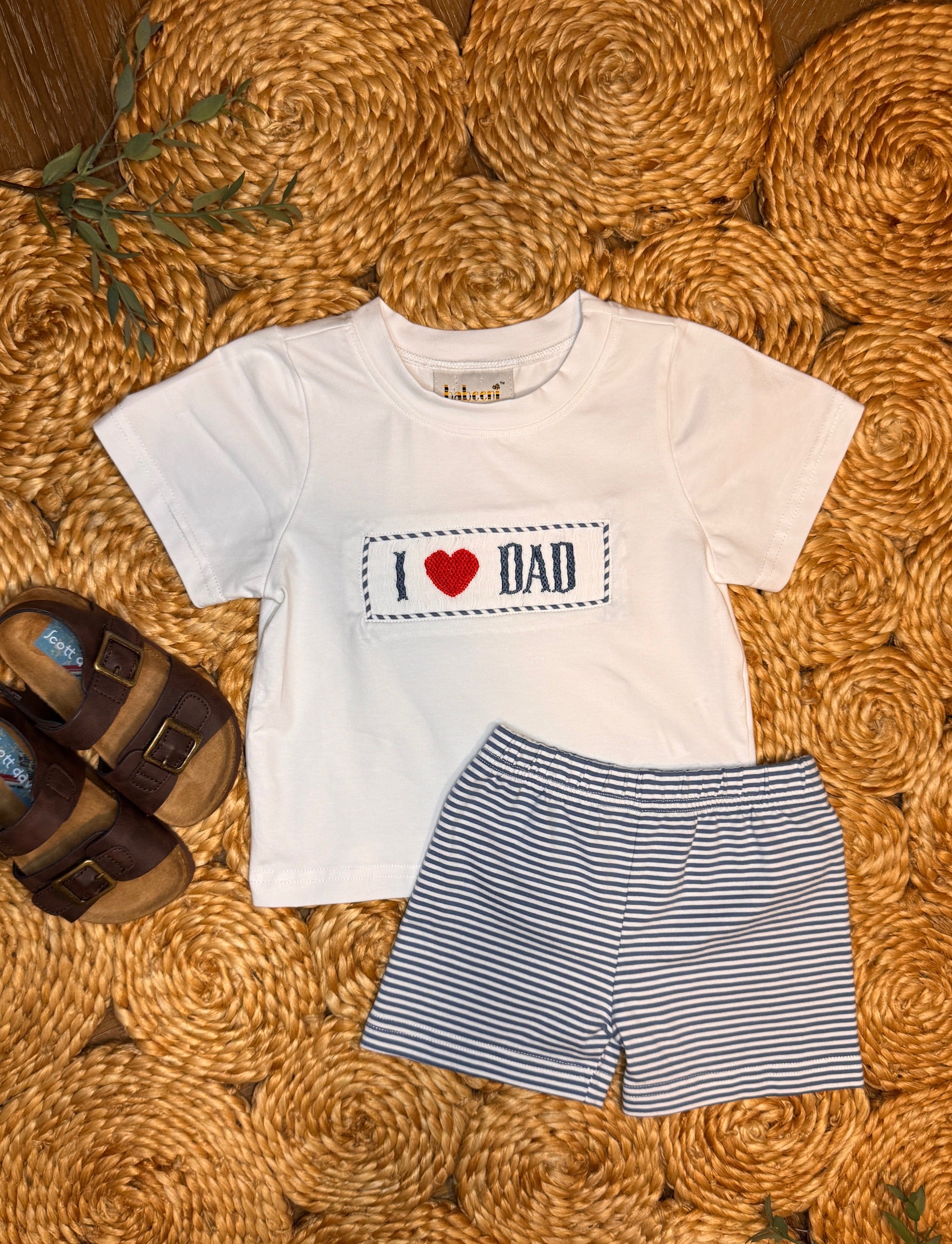 Daddy's Little Buddy Short Set