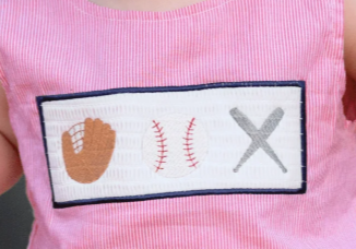 Play Ball Smocked Jon Jon