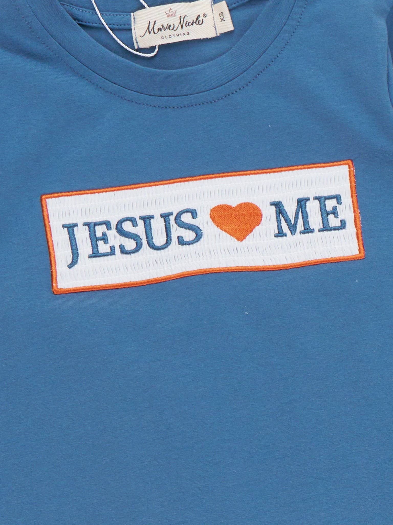 Graceful Plaid Boys "Jesus Loves Me" Outfit